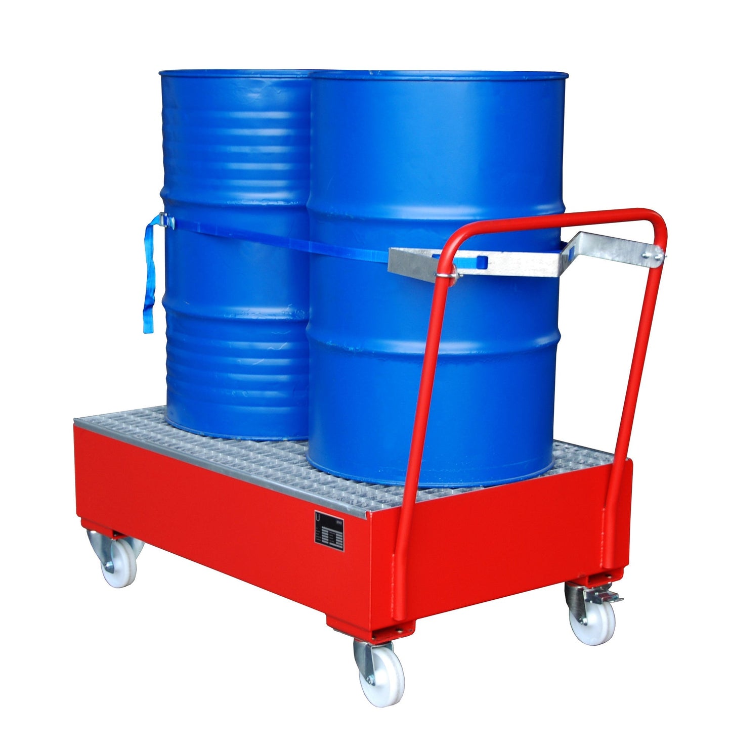 Fahrbare Auffangwanne 2020, lackiert, Feuerrot - Staplertechnik24 - 4471 - 11 - 0000 - 2