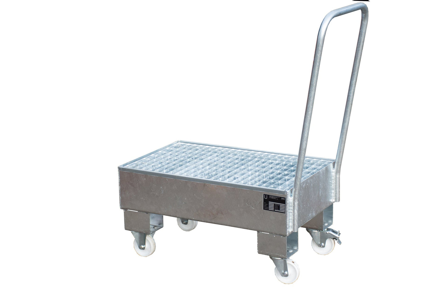 Fahrbare Auffangwanne AW 60 - 1 SR, feuerverzinkt - Staplertechnik24 - 4471 - 92 - 0000 - 7