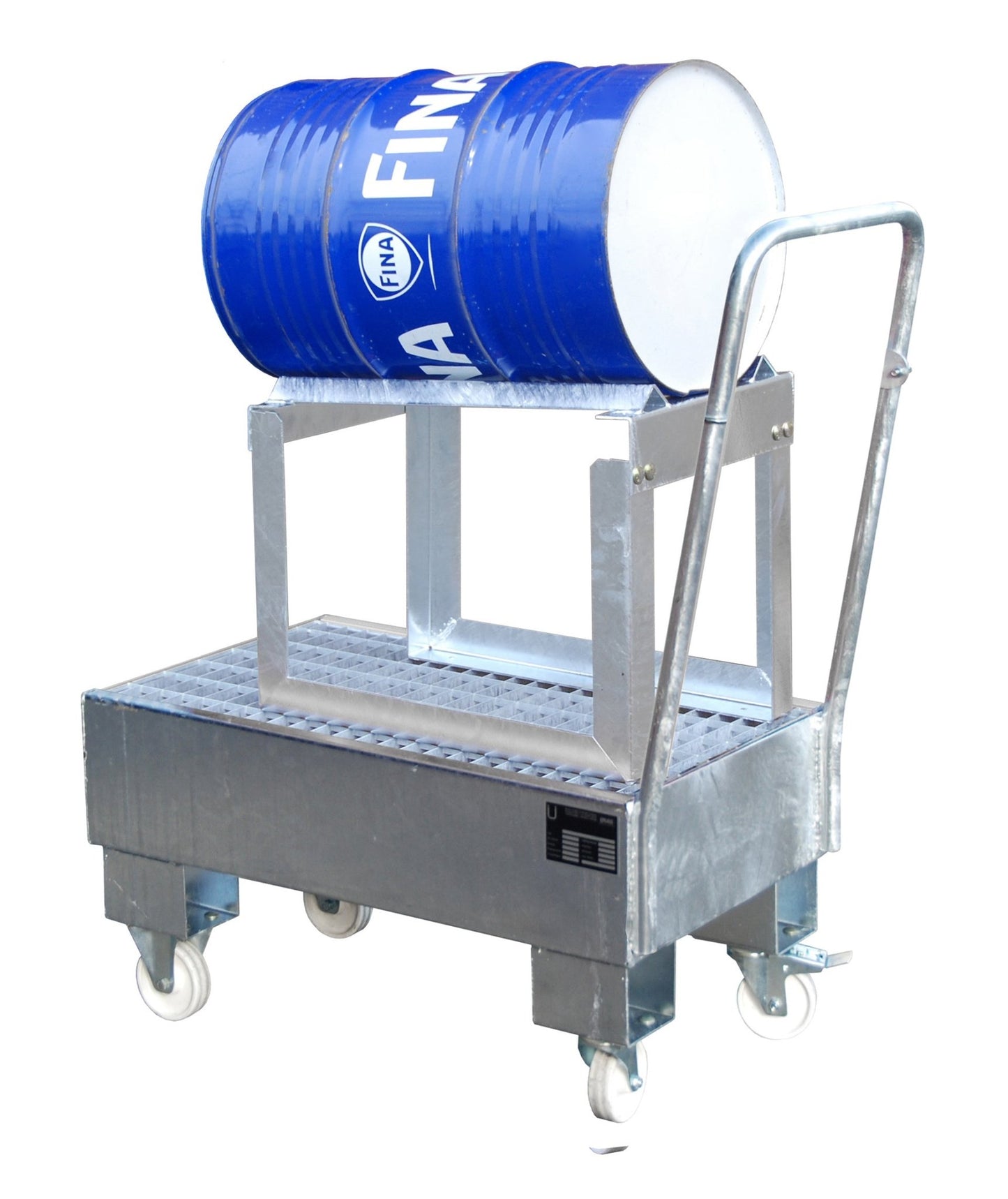 Fahrbare Auffangwanne AW 60 - 1 SRF, feuerverzinkt - Staplertechnik24 - 4471 - 94 - 0000 - 7