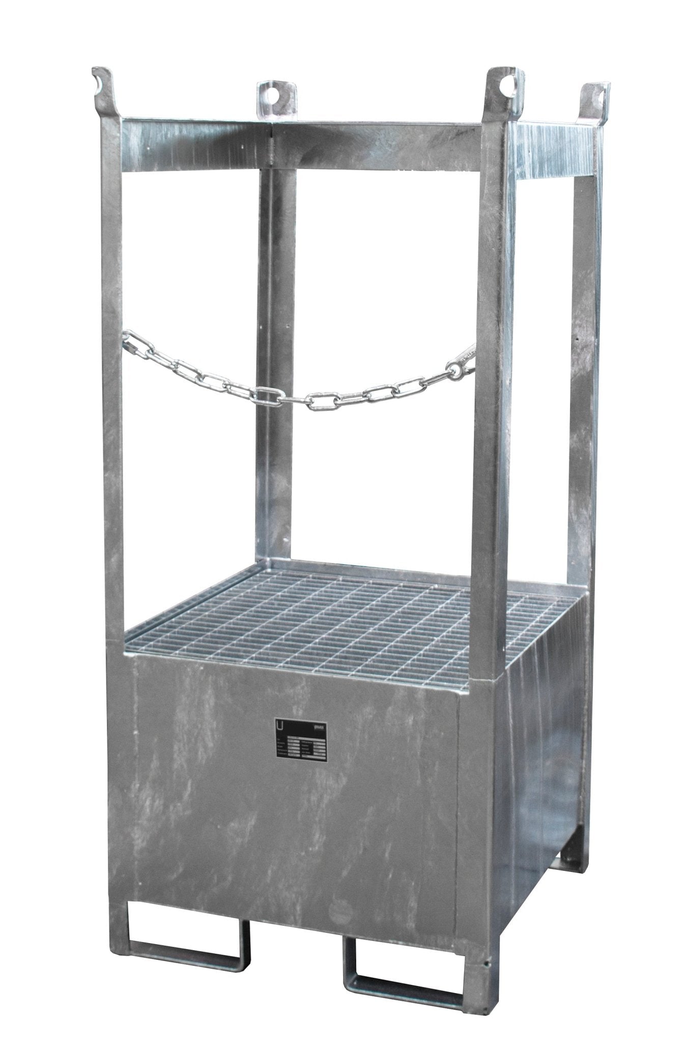 Fass - Stapelpalette FSP - 1, feuerverzinkt - Staplertechnik24 - 4442 - 03 - 0000 - 7