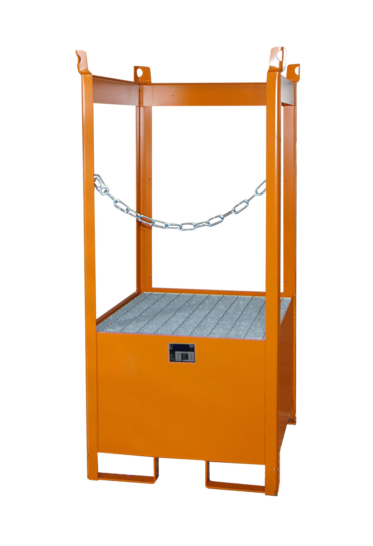 Fass - Stapelpalette FSP - 1, lackiert, Gelborange - Staplertechnik24 - 4442 - 03 - 0000 - 1