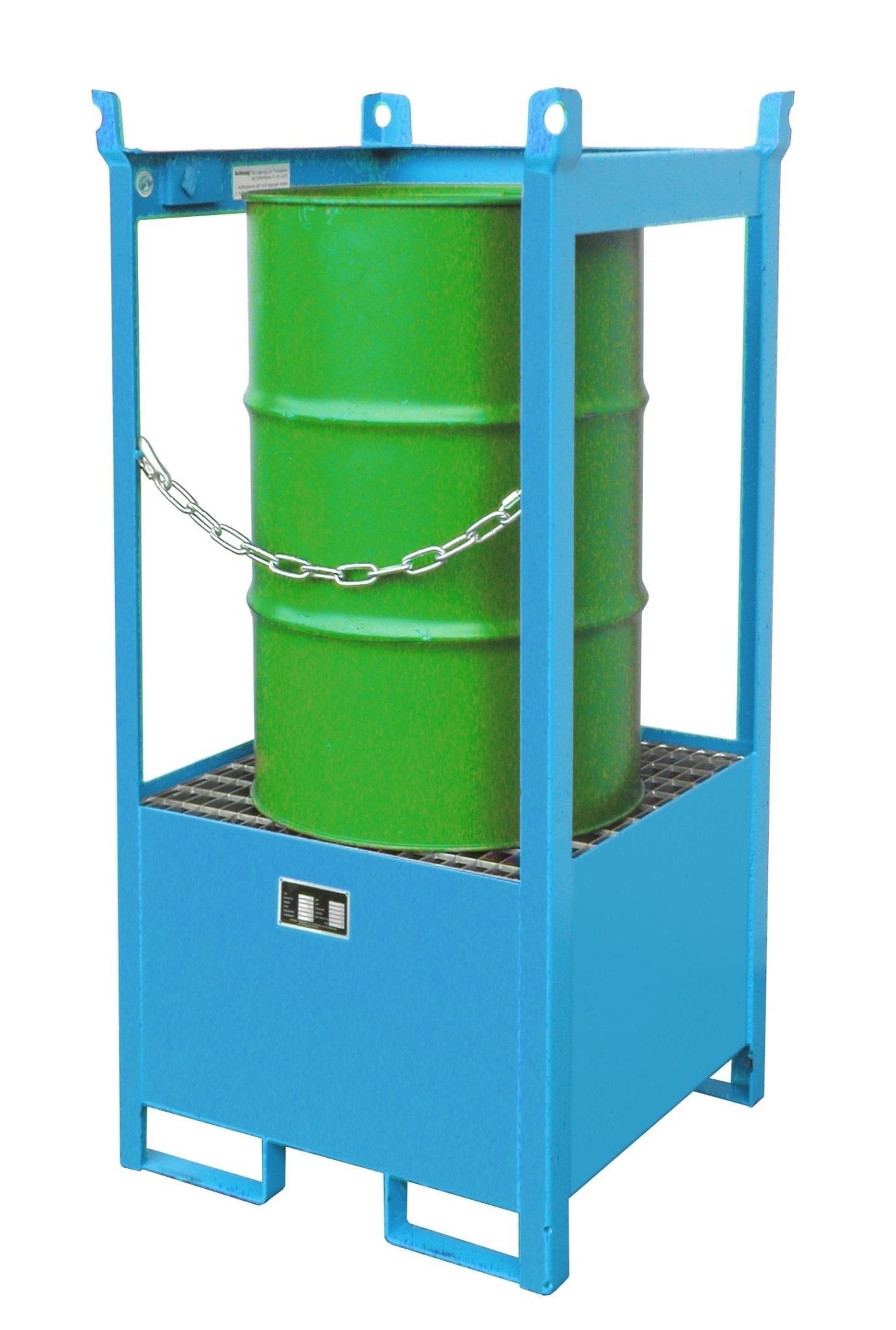 Fass - Stapelpalette FSP - 1, lackiert, Lichtblau - Staplertechnik24 - 4442 - 03 - 0000 - 3