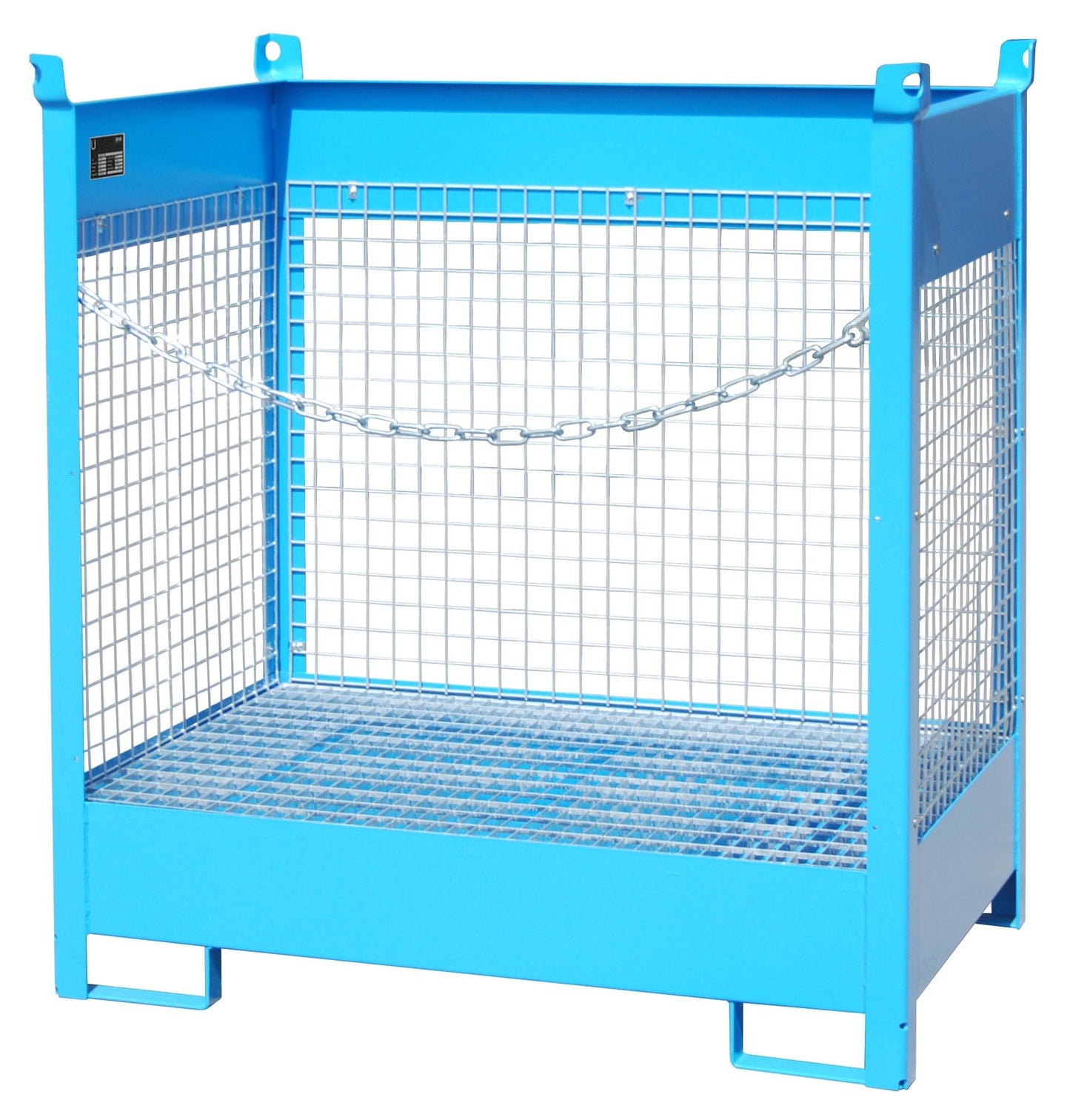 Fass - Stapelpalette FSP - 2 D, lackiert, Lichtblau - Staplertechnik24 - 4442 - 07 - 0000 - 3