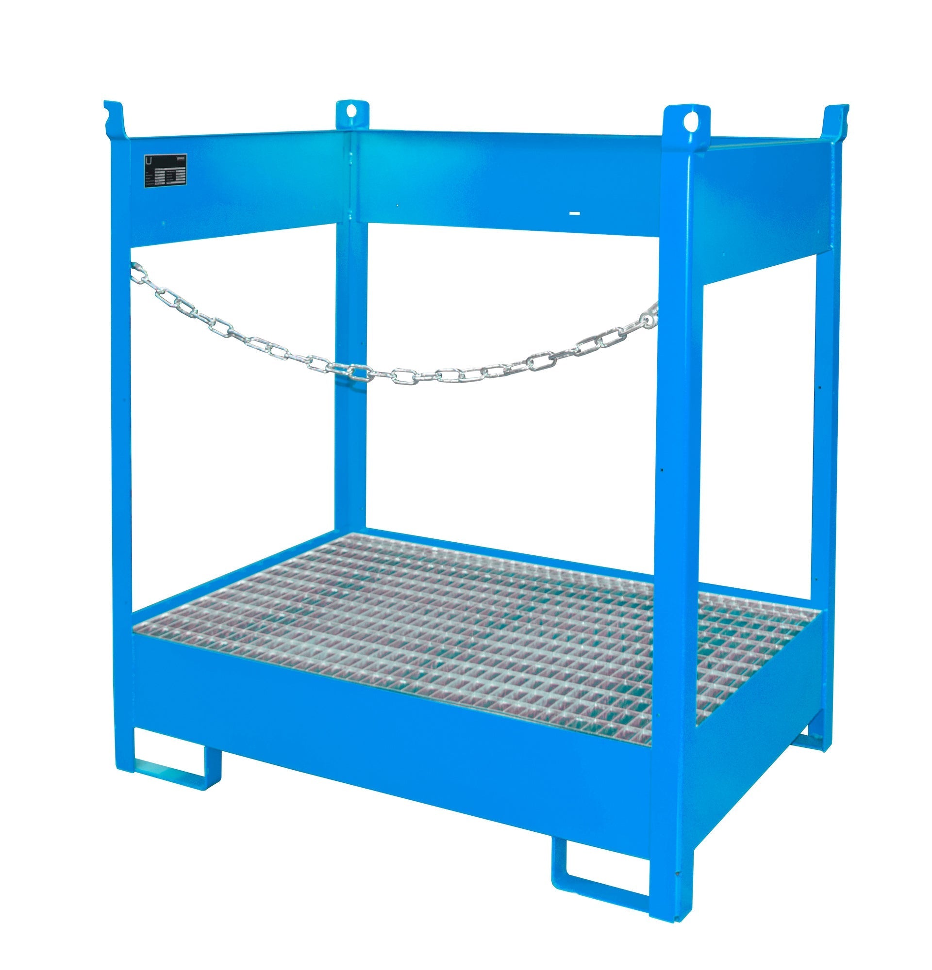 Fass - Stapelpalette FSP - 2, lackiert, Lichtblau - Staplertechnik24 - 4442 - 04 - 0000 - 3