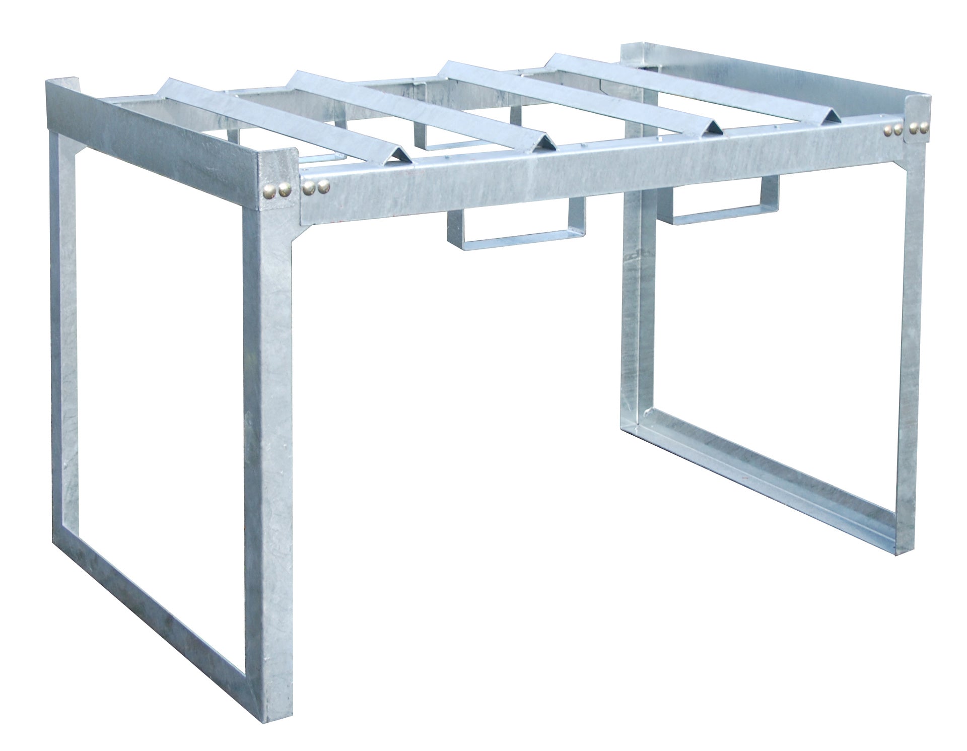 Fass - und Kleingebinderegal FRE - 2/M, feuerverzinkt - Staplertechnik24 - 4423 - 37 - 0000 - 7