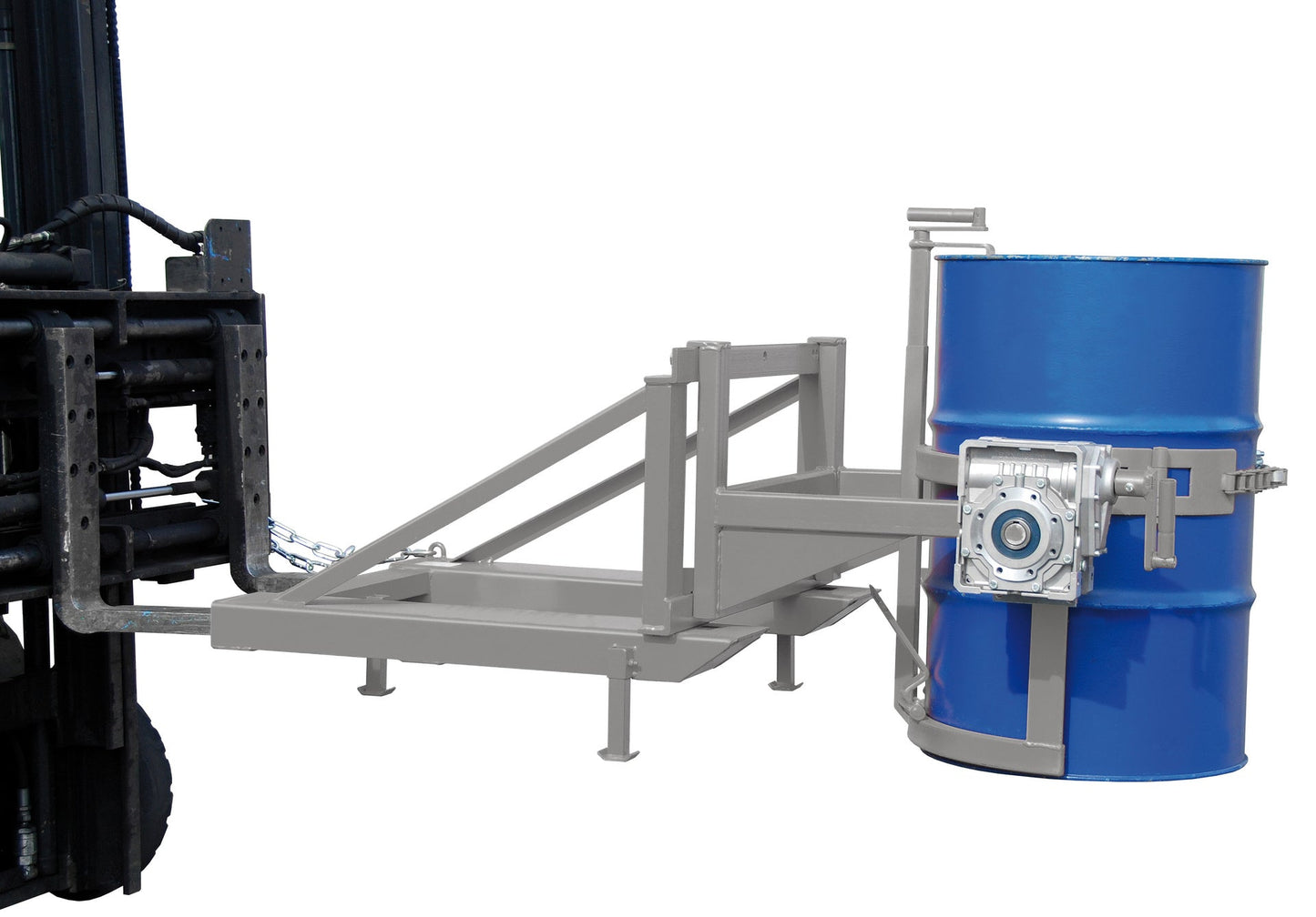 Fasskipper FD/L - HK, lackiert, Mausgrau - Staplertechnik24 - 4457 - 01 - 0000 - 5