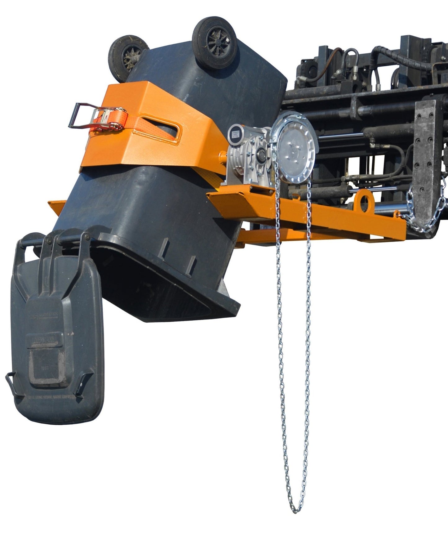 Fasskipper FLEX - K, lackiert, Gelborange - Staplertechnik24 - 4440 - 06 - 0000 - 1