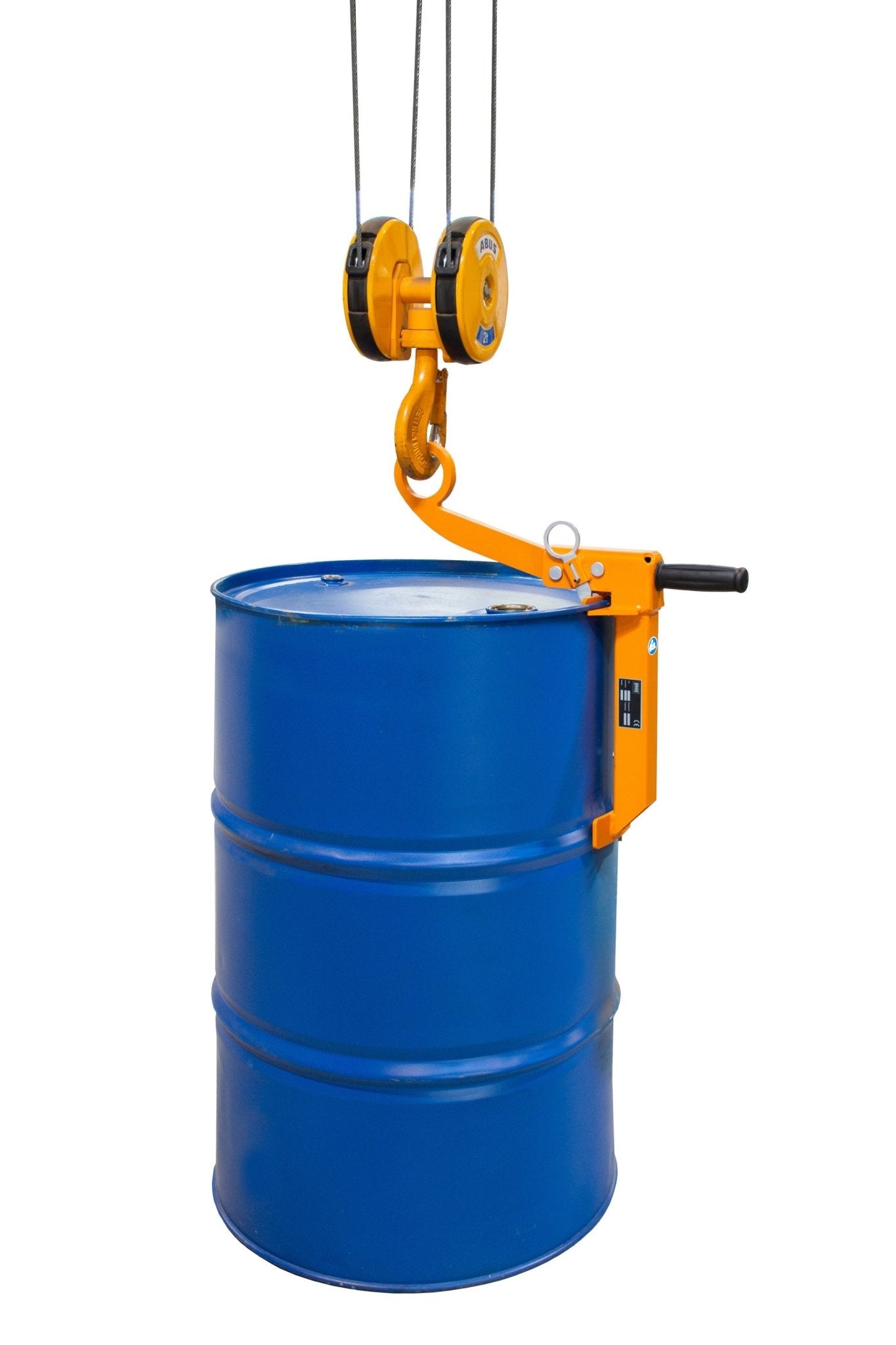 Fassklemme FKL, lackiert, Gelborange - Staplertechnik24 - 4454 - 01 - 0000 - 1