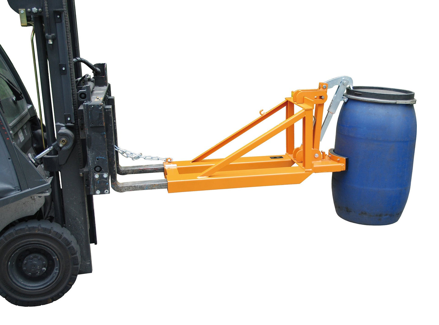 Fasslifter RS - I/D 91, lackiert, Gelborange - Staplertechnik24 - 4408 - 01 - 0000 - 1