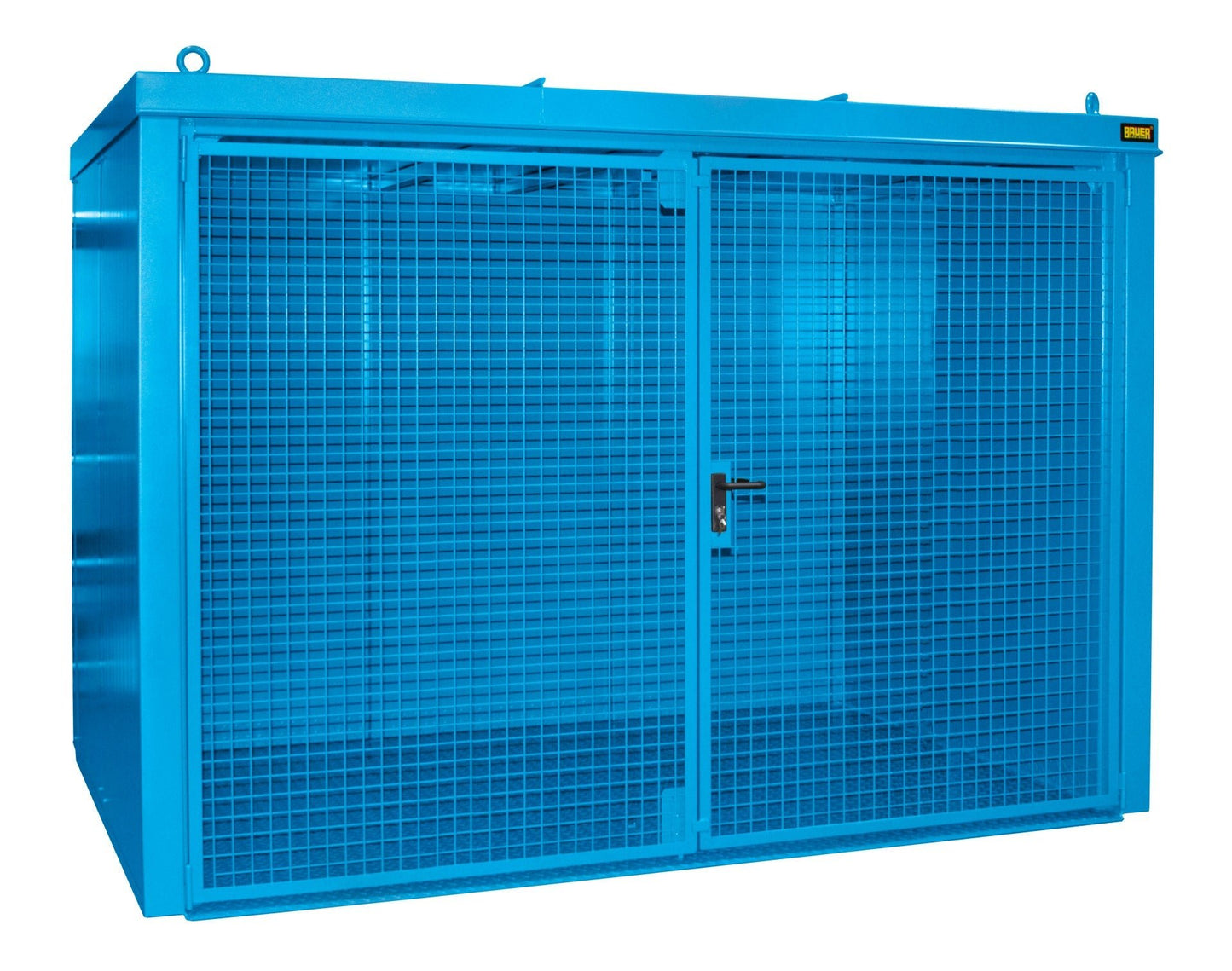 Gasflaschen - Container GFC - B M4, lackiert, Lichtblau - Staplertechnik24 - 4477 - 34 - 0000 - 3