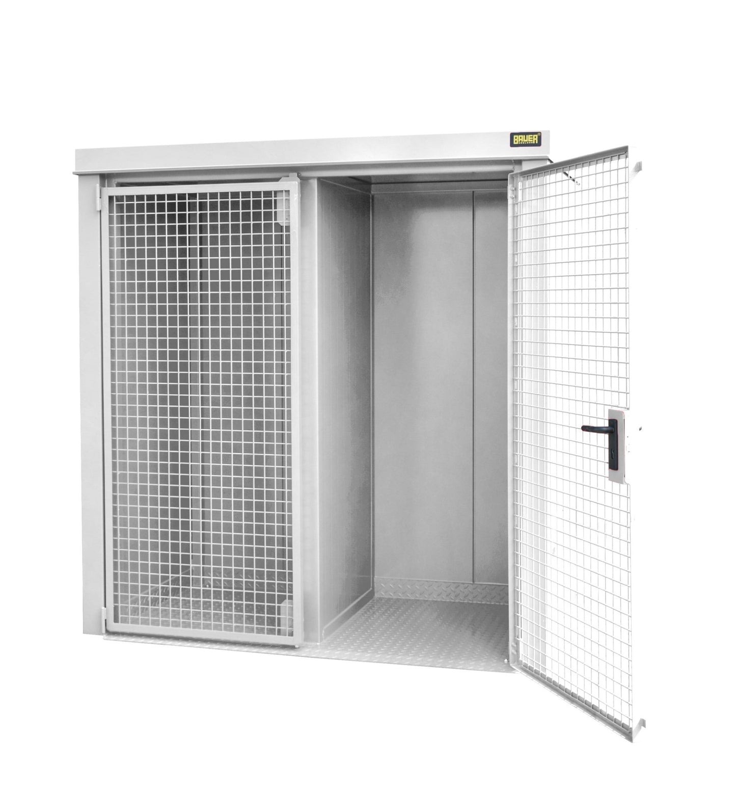 Gasflaschen - Container GFC - B/W M1, lackiert, Grauweiß - Staplertechnik24 - 4477 - 31 - 1000 - 18