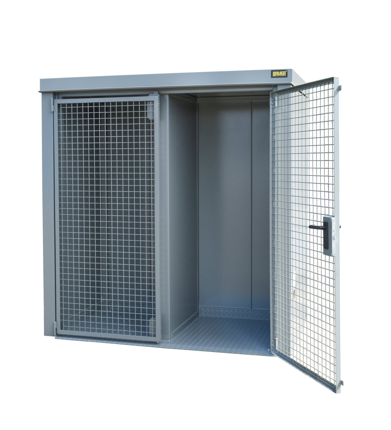 Gasflaschen - Container GFC - B/W M1, lackiert, Mausgrau - Staplertechnik24 - 4477 - 31 - 1000 - 5
