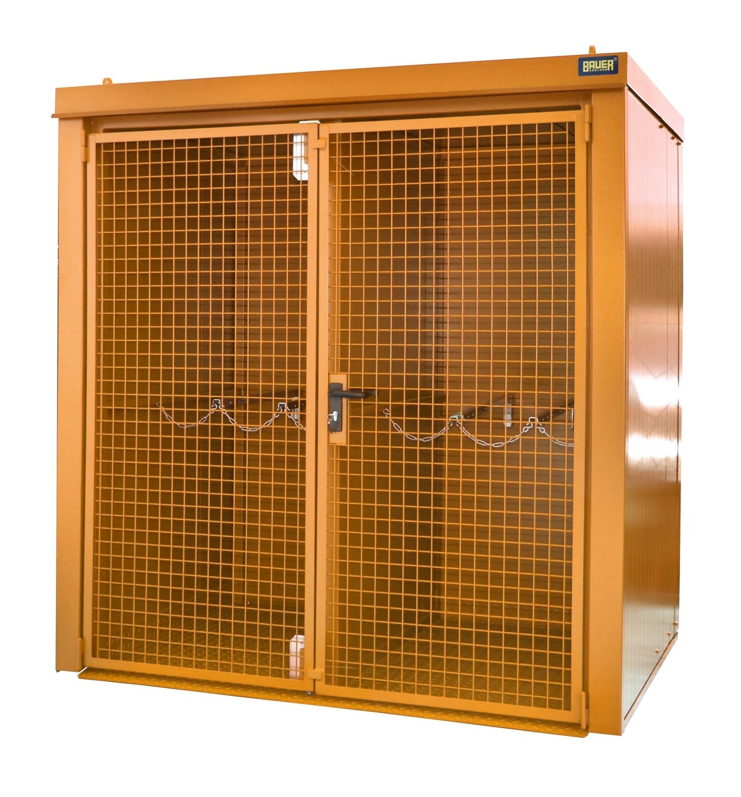 Gasflaschen - Container GFC - B/W M2, lackiert, Gelborange - Staplertechnik24 - 4477 - 32 - 1000 - 1