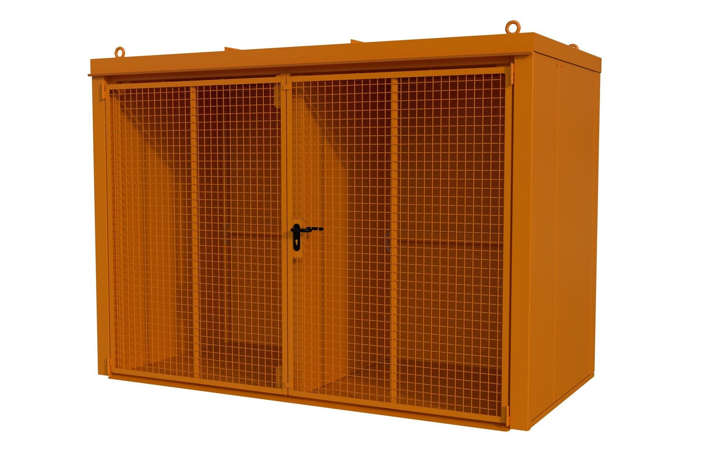 Gasflaschen - Container GFC - B/W M4, lackiert, Gelborange - Staplertechnik24 - 4477 - 34 - 1000 - 1