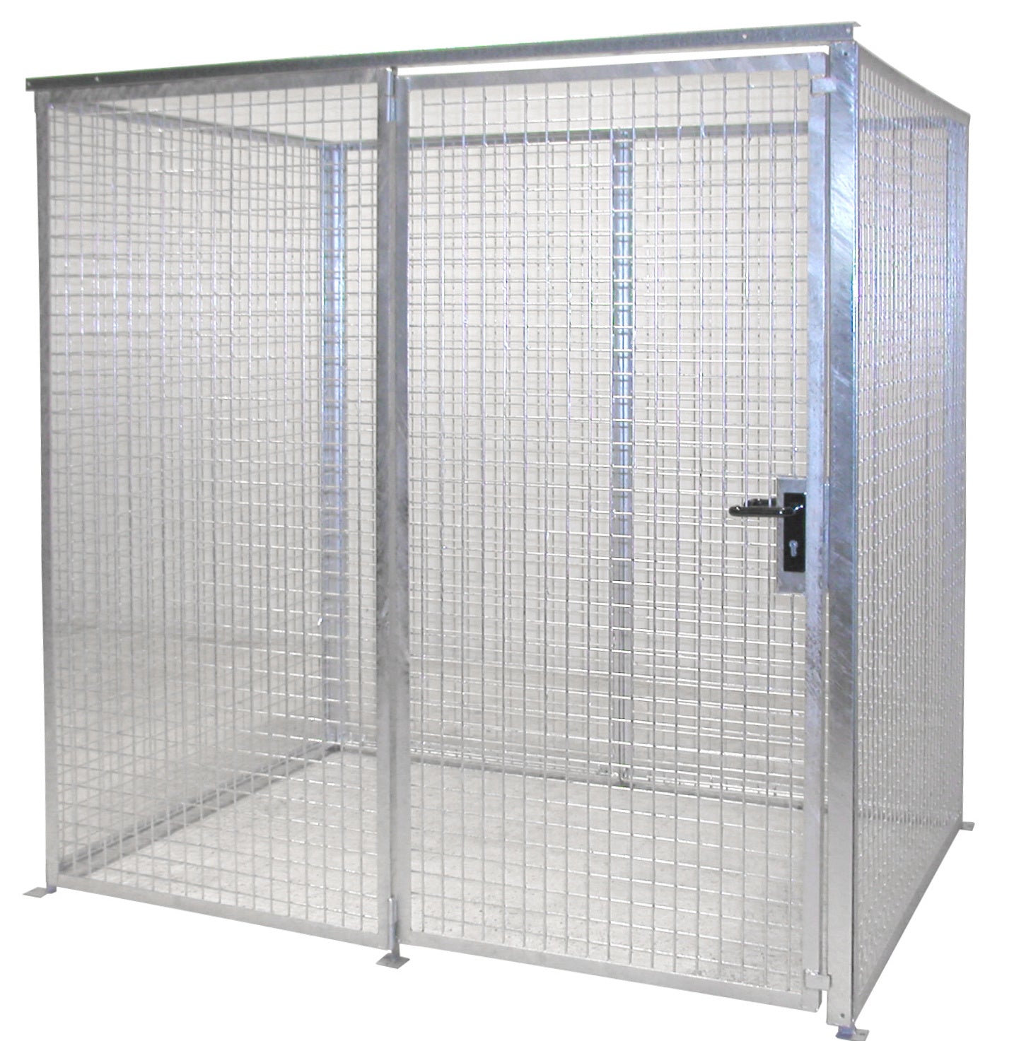 Gasflaschen - Container GFC - M2, feuerverzinkt - Staplertechnik24 - 4477 - 03 - 0000 - 7