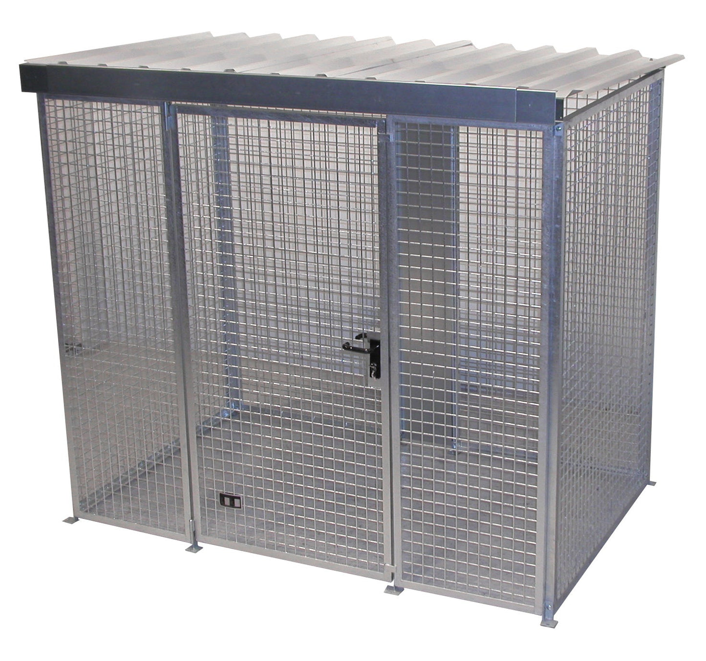 Gasflaschen - Container GFC - M3/D, feuerverzinkt - Staplertechnik24 - 4477 - 10 - 0000 - 7