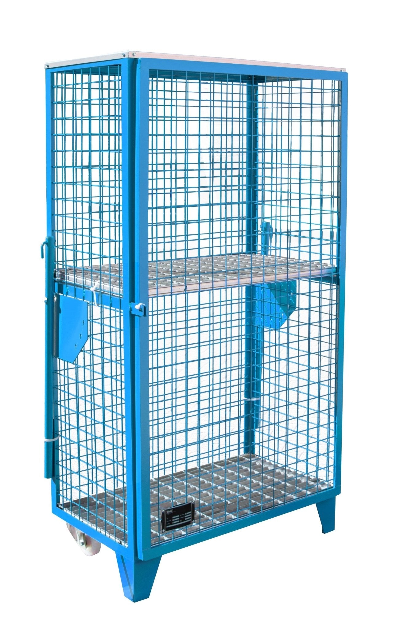 Gasflaschen - Depot GFD - R 4, lackiert, Lichtblau - Staplertechnik24 - 4495 - 02 - 0000 - 3