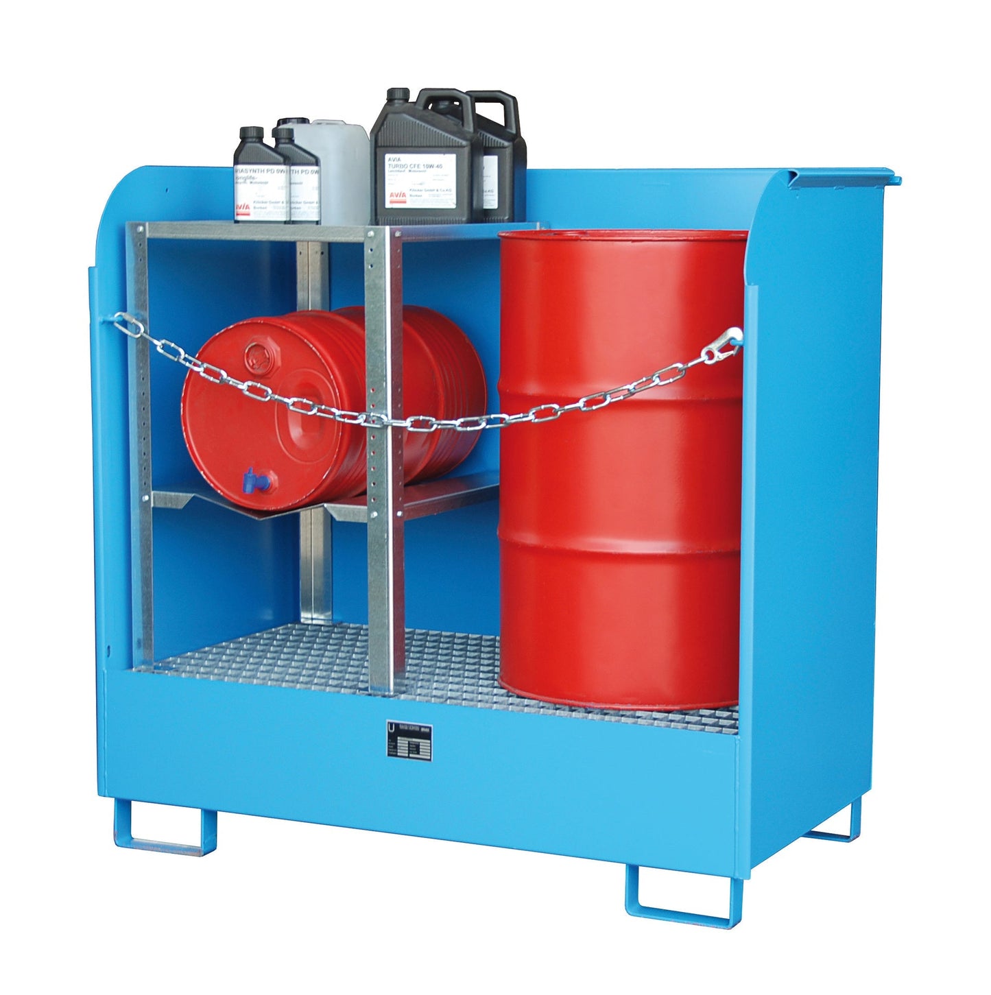 Gefahrstoff - Depot GD - A, lackiert, Lichtblau - Staplertechnik24 - 4416 - 01 - 0000 - 3