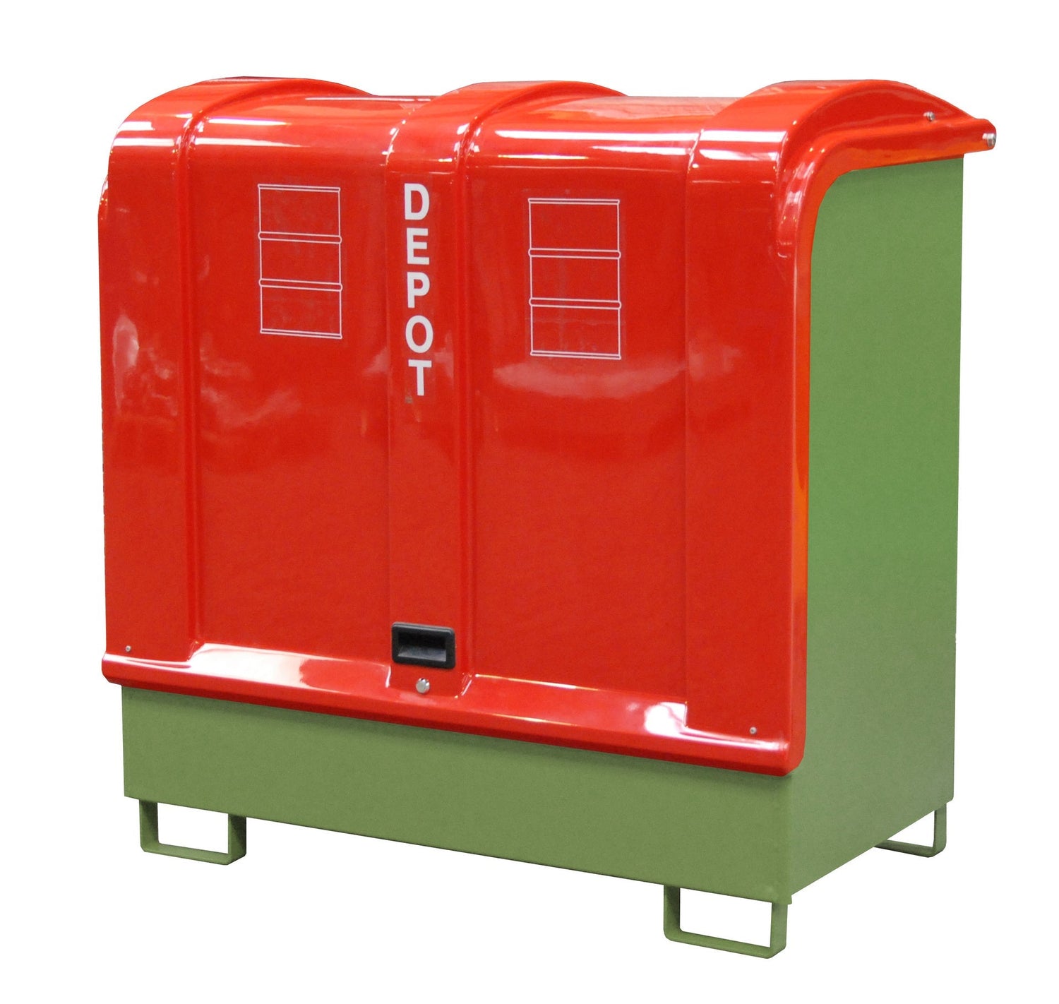 Gefahrstoff - Depot GD - B, lackiert, Resedagrün - Staplertechnik24 - 4416 - 02 - 0000 - 4