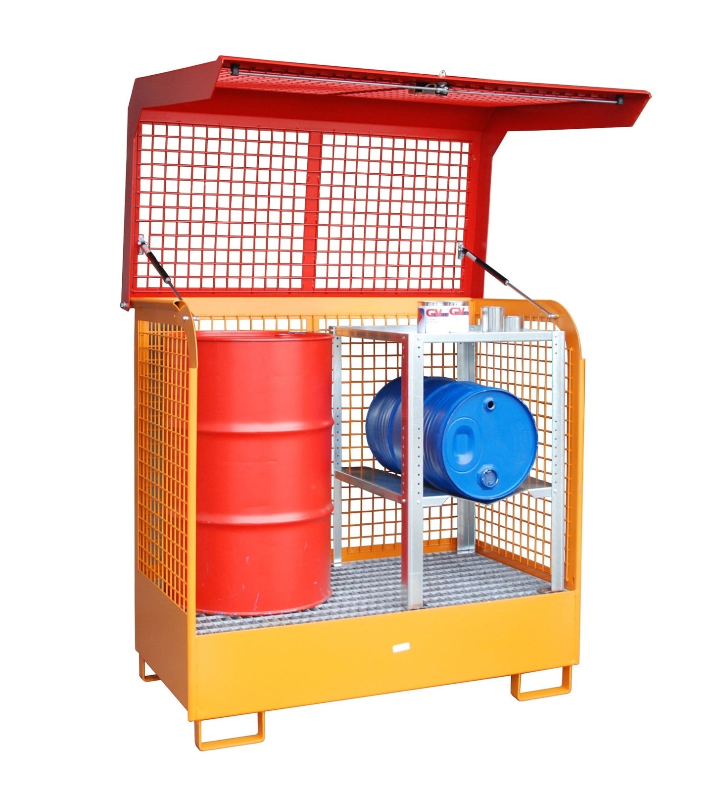 Gefahrstoff - Depot GD - C, lackiert, Gelborange - Staplertechnik24 - 4416 - 03 - 0000 - 1