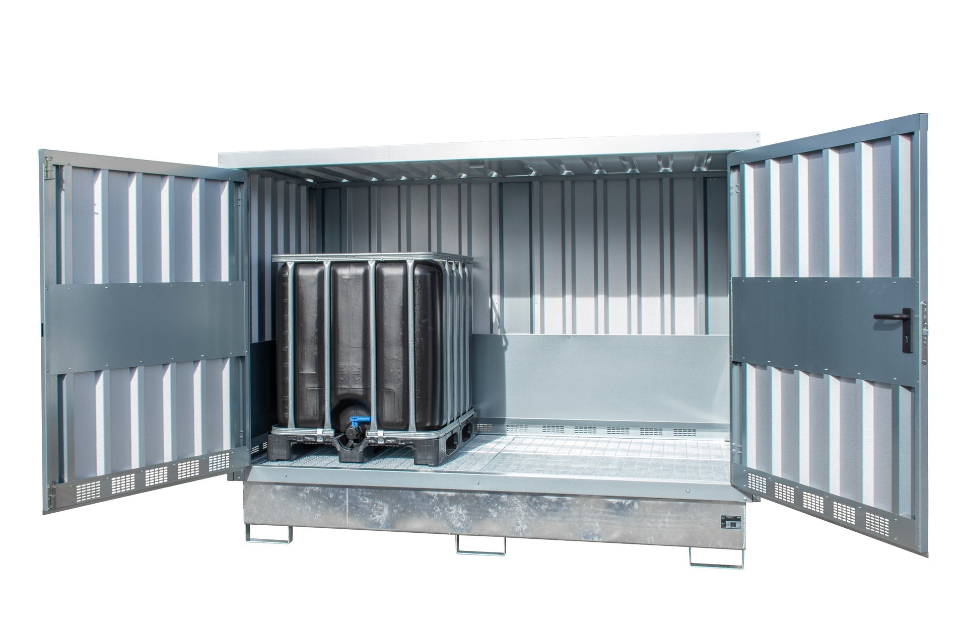 Gefahrstoff - Depot GD - E/IBC - 2, verzinkt - Staplertechnik24 - 4495 - 33 - 1000 - 7