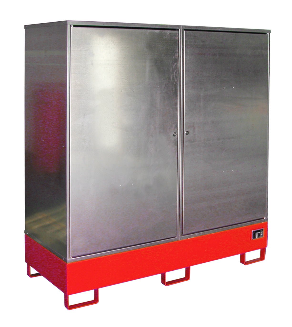 Gefahrstoff - Schrank GS - 2, lackiert, Feuerrot - Staplertechnik24 - 4495 - 21 - 0000 - 2