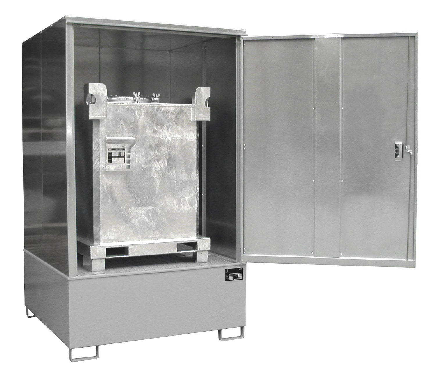 Gefahrstoff - Schrank GS - 4, lackiert, Mausgrau - Staplertechnik24 - 4495 - 23 - 0000 - 5