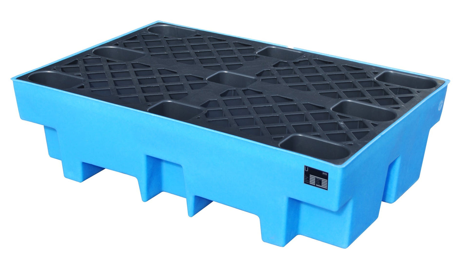 GREEN - LINE PE - Auffangwanne WP - PE 2/2, aus robustem Polyethylen, Blau - Staplertechnik24 - 4520 - 10 - 0000 - 0