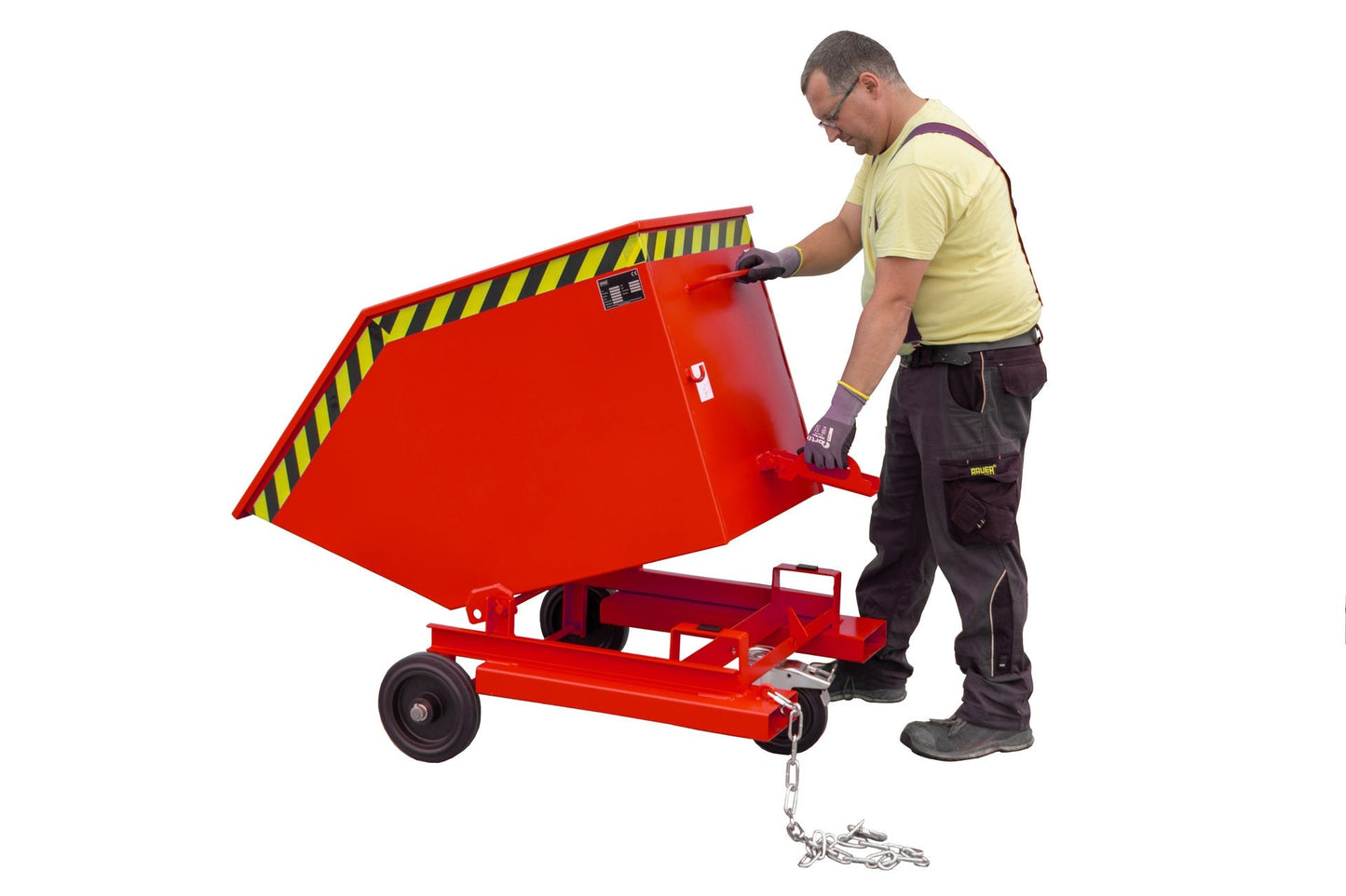 Kastenwagen KW - ET 400, lackiert, Feuerrot - Staplertechnik24 - 4438 - 04 - 0000 - 2