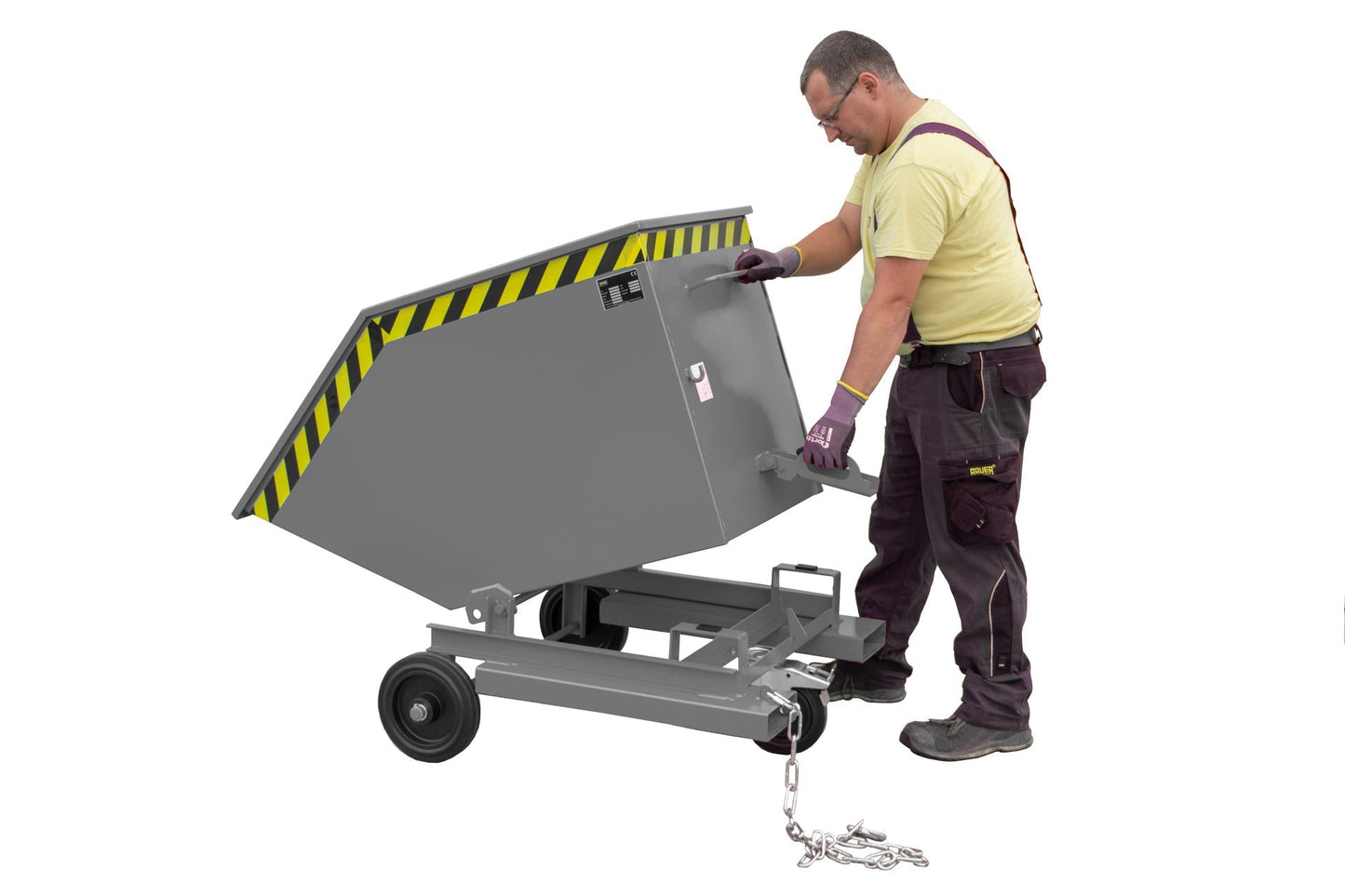 Kastenwagen KW - ET 400, lackiert, Mausgrau - Staplertechnik24 - 4438 - 04 - 0000 - 5