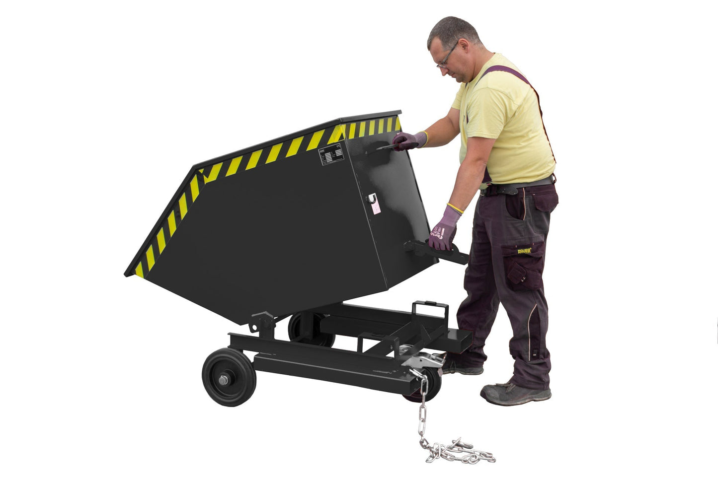 Kastenwagen KW - ET 400, lackiert, Schwarzgrau - Staplertechnik24 - 4438 - 04 - 0000 - 16