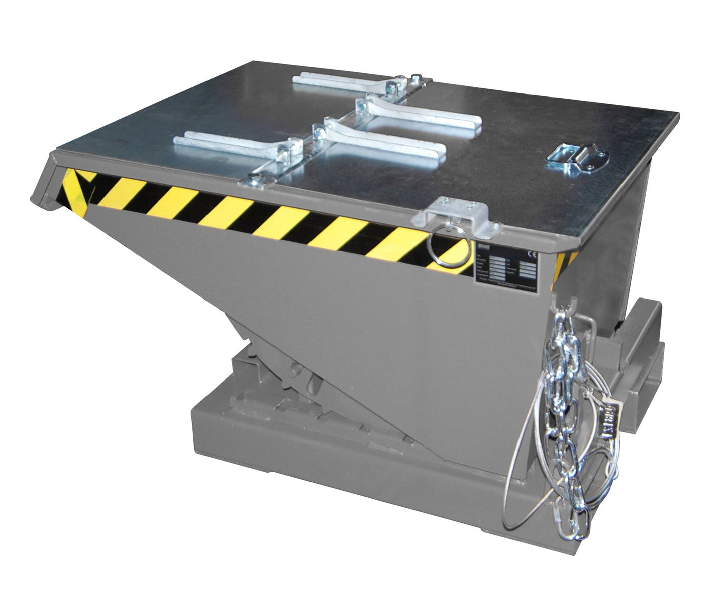 Kippbehälter EXPO 150, lackiert, Mausgrau - Staplertechnik24 - 4498 - 07 - 0000 - 5