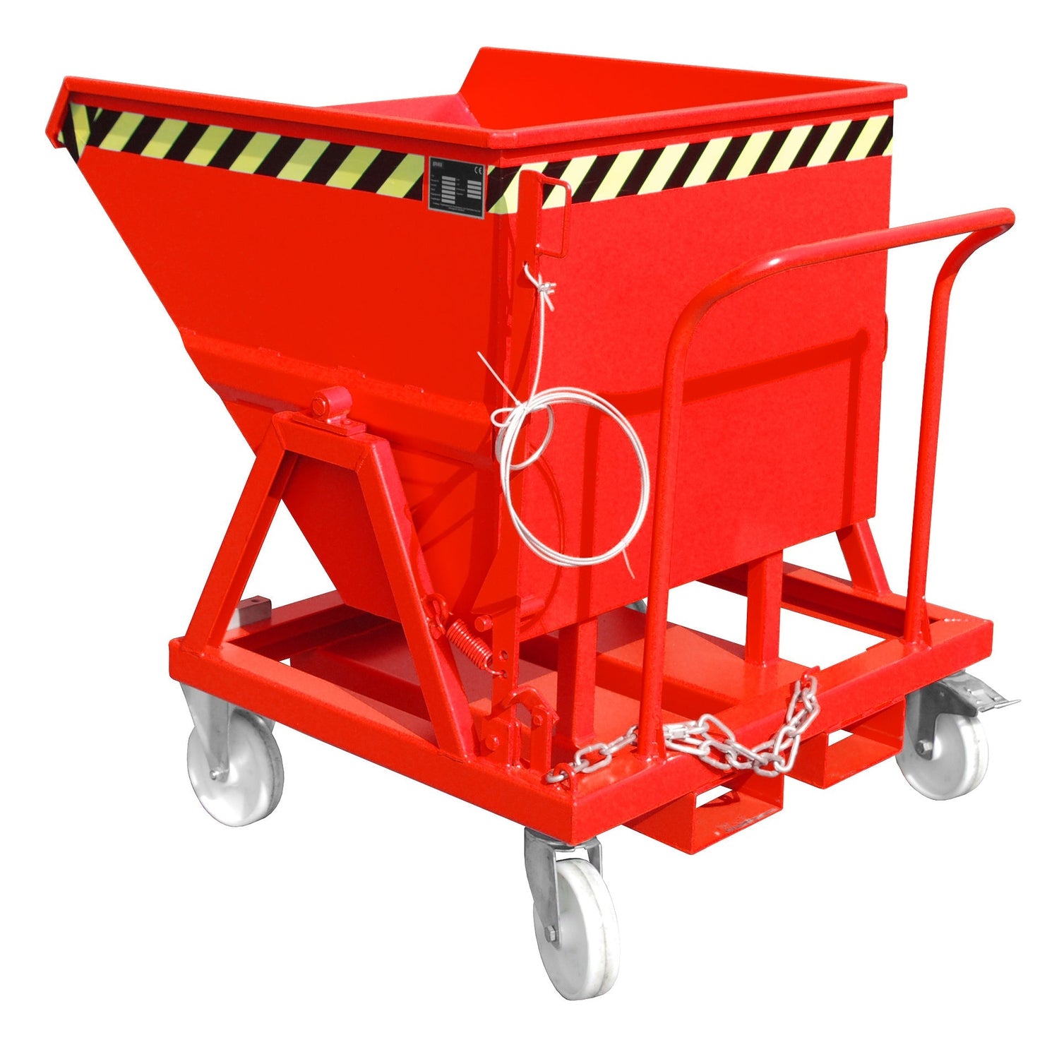 Kippmulde KS 400, lackiert, Feuerrot - Staplertechnik24 - 4541 - 15 - 0000 - 2