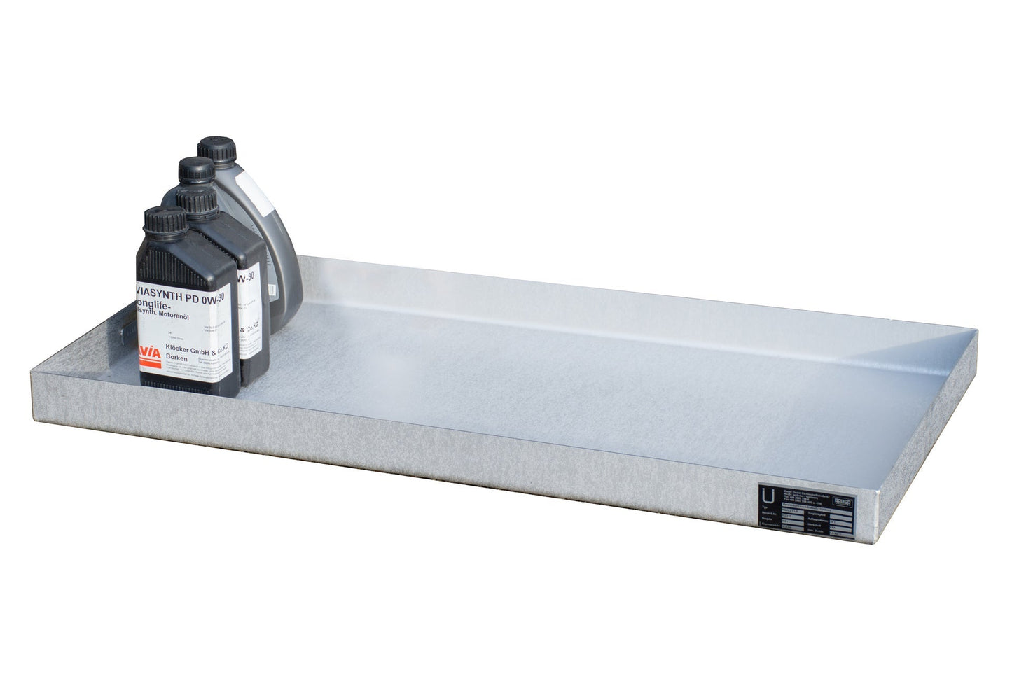 Kleingebindewanne KGW 2 V4A, Edelstahl 1.4571 - Staplertechnik24 - 4473 - 59 - 0000 - 11