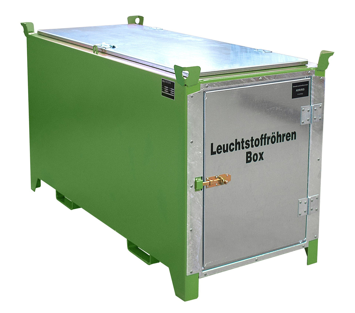 Leuchtstoffröhren - Box SL - D 150, lackiert, Resedagrün - Staplertechnik24 - 4422 - 03 - 0000 - 4