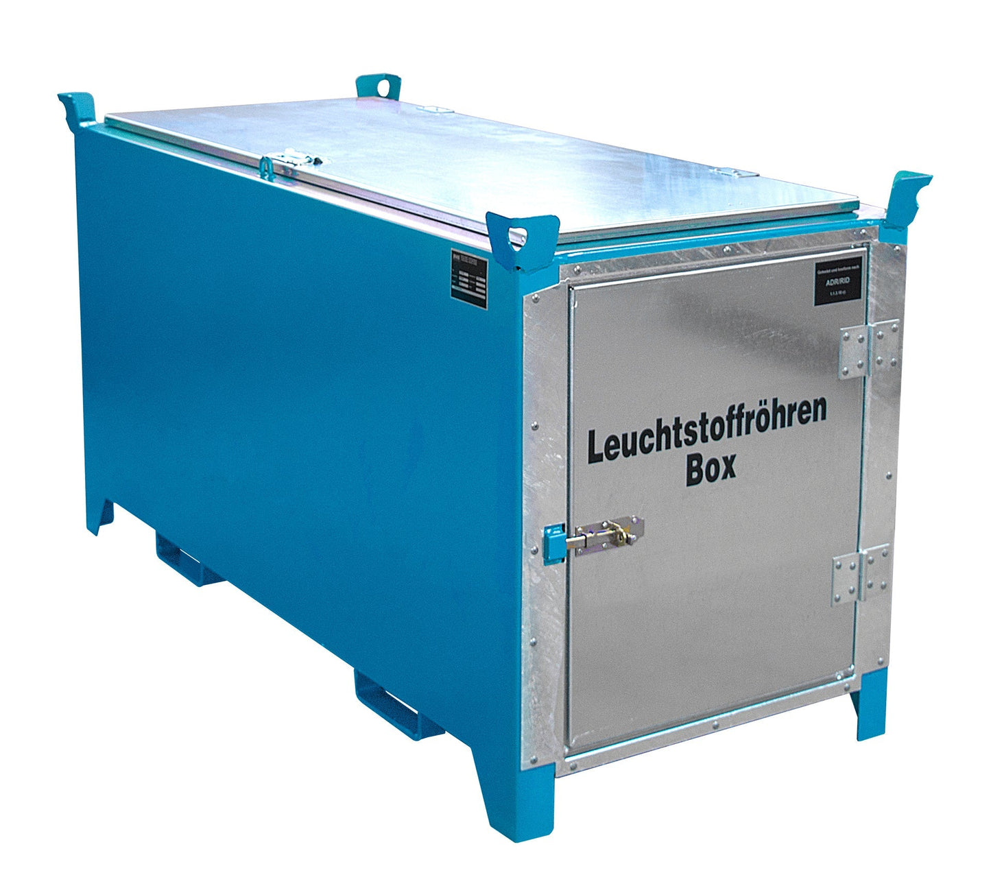 Leuchtstoffröhren - Box SL - D 200, lackiert, Lichtblau - Staplertechnik24 - 4422 - 04 - 0000 - 3