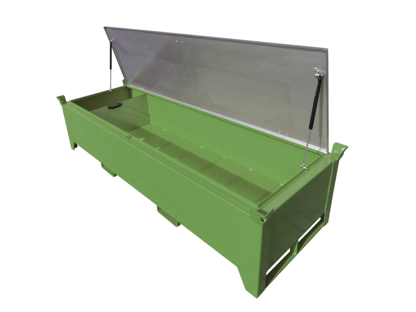 Leuchtstoffröhren - Box SL - N 220, lackiert, Resedagrün - Staplertechnik24 - 4422 - 09 - 0000 - 4