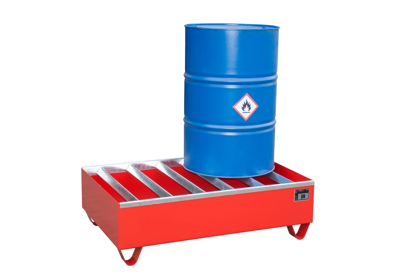 Profilwanne PW 200 - 2, lackiert, Feuerrot - Staplertechnik24 - 4471 - 82 - 0000 - 2