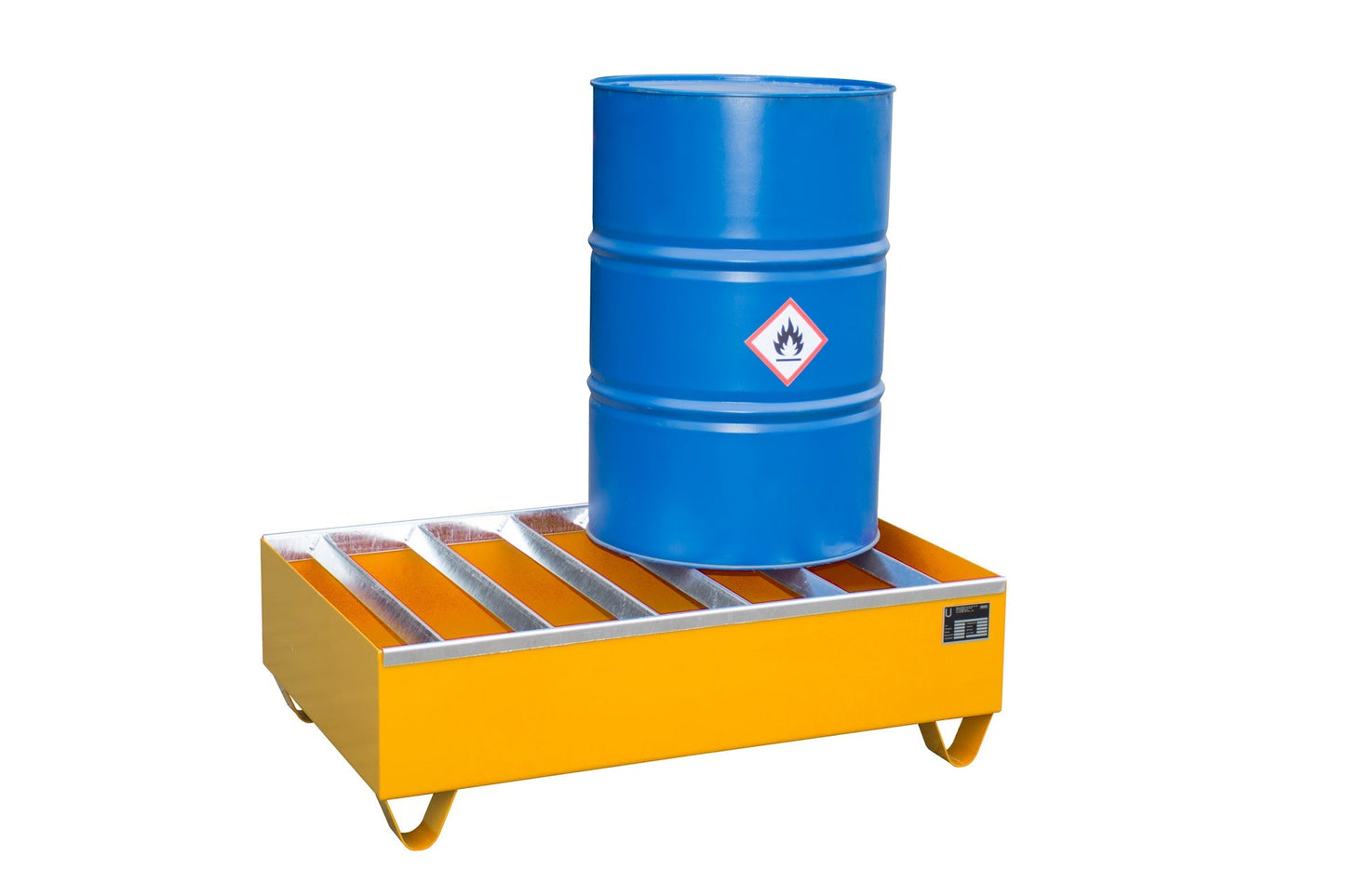 Profilwanne PW 200 - 2, lackiert, Gelborange - Staplertechnik24 - 4471 - 82 - 0000 - 1