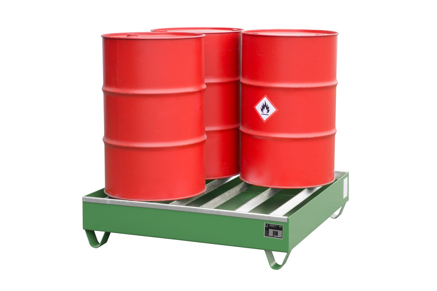 Profilwanne PW 200 - 4, lackiert, Resedagrün - Staplertechnik24 - 4471 - 83 - 0000 - 4