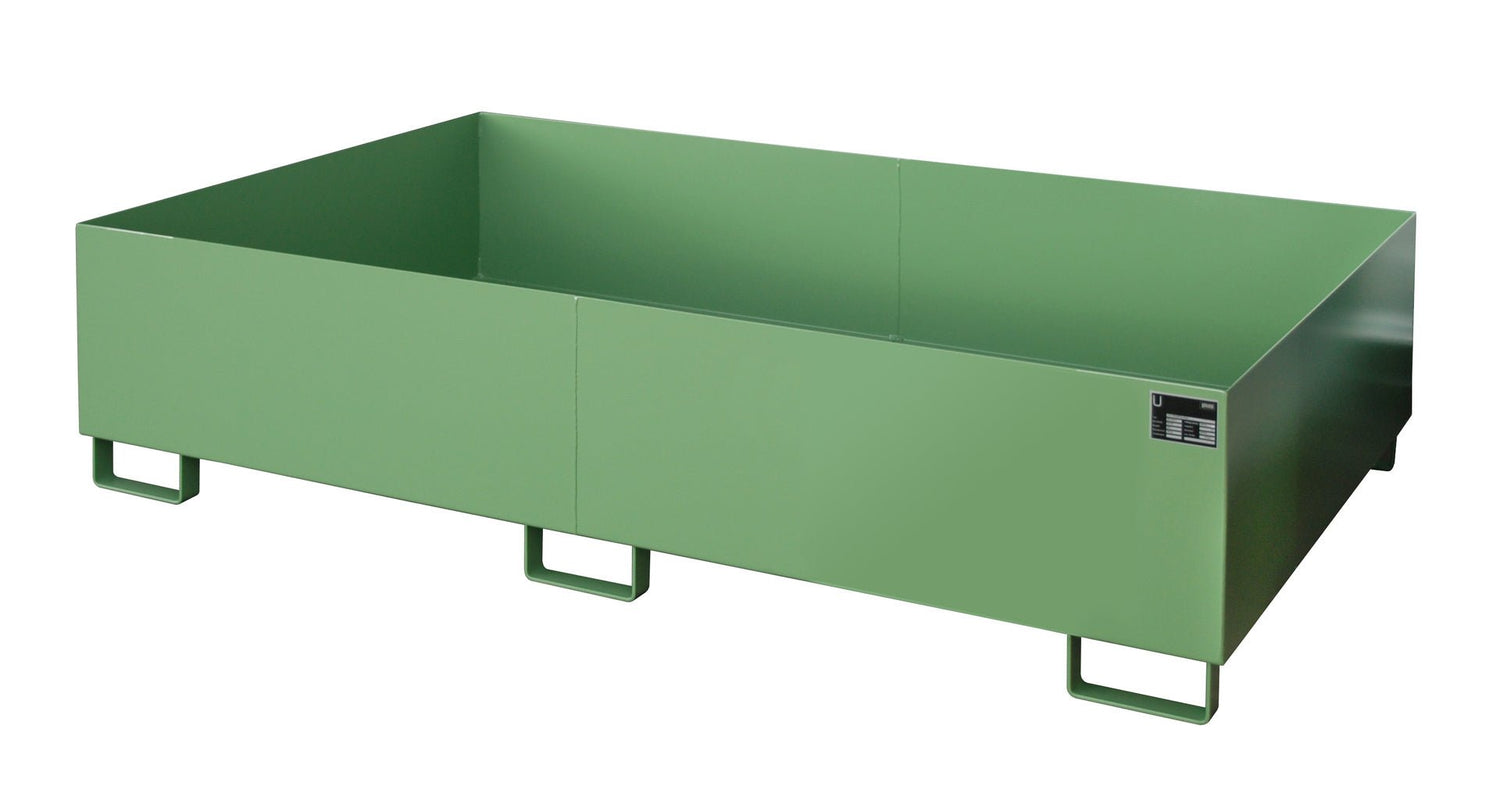 Regalwanne RW 2200 - 2, lackiert, Resedagrün - Staplertechnik24 - 4518 - 49 - 0000 - 4