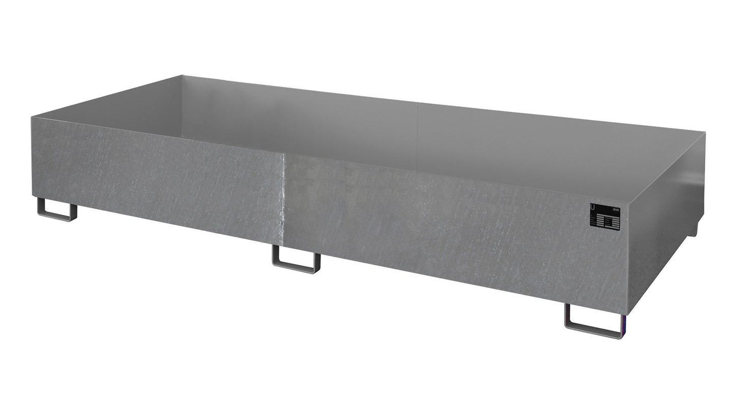 Regalwanne RW 3300 - 3, feuerverzinkt - Staplertechnik24 - 4518 - 78 - 0000 - 7