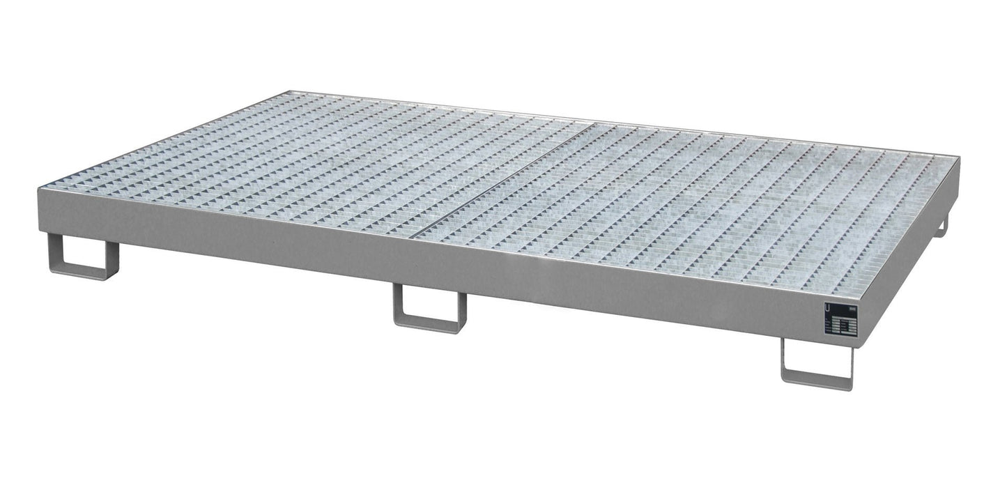 Regalwanne RW - GR 2200 - 1, lackiert, Mausgrau - Staplertechnik24 - 4518 - 50 - 0000 - 5