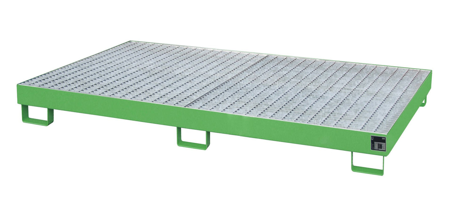 Regalwanne RW - GR 2200 - 1, lackiert, Resedagrün - Staplertechnik24 - 4518 - 50 - 0000 - 4