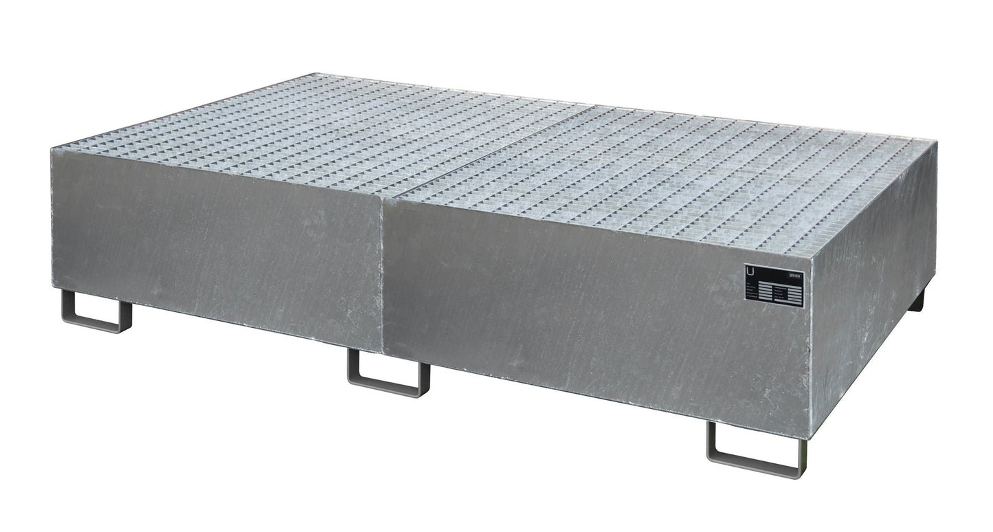 Regalwanne RW - GR 2200 - 2, feuerverzinkt - Staplertechnik24 - 4518 - 51 - 0000 - 7