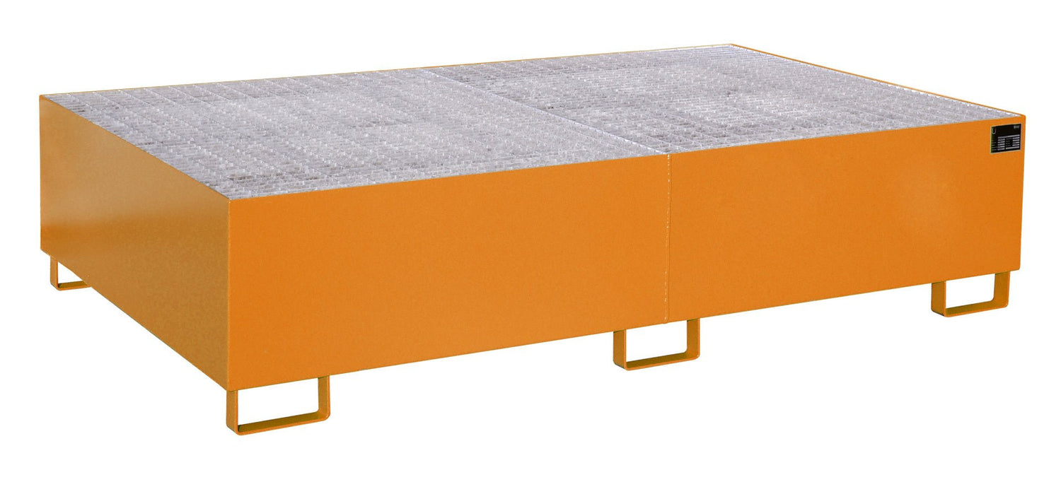 Regalwanne RW - GR 2200 - 2, lackiert, Gelborange - Staplertechnik24 - 4518 - 51 - 0000 - 1