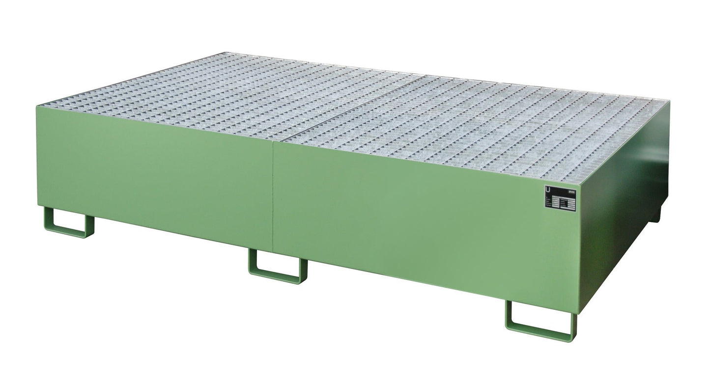 Regalwanne RW - GR 2200 - 2, lackiert, Resedagrün - Staplertechnik24 - 4518 - 51 - 0000 - 4