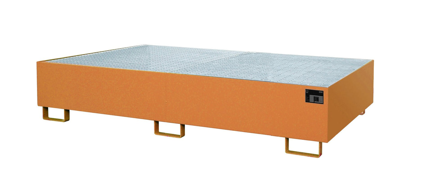 Regalwanne RW - GR 2700 - 2, lackiert, Gelborange - Staplertechnik24 - 4518 - 46 - 0000 - 1