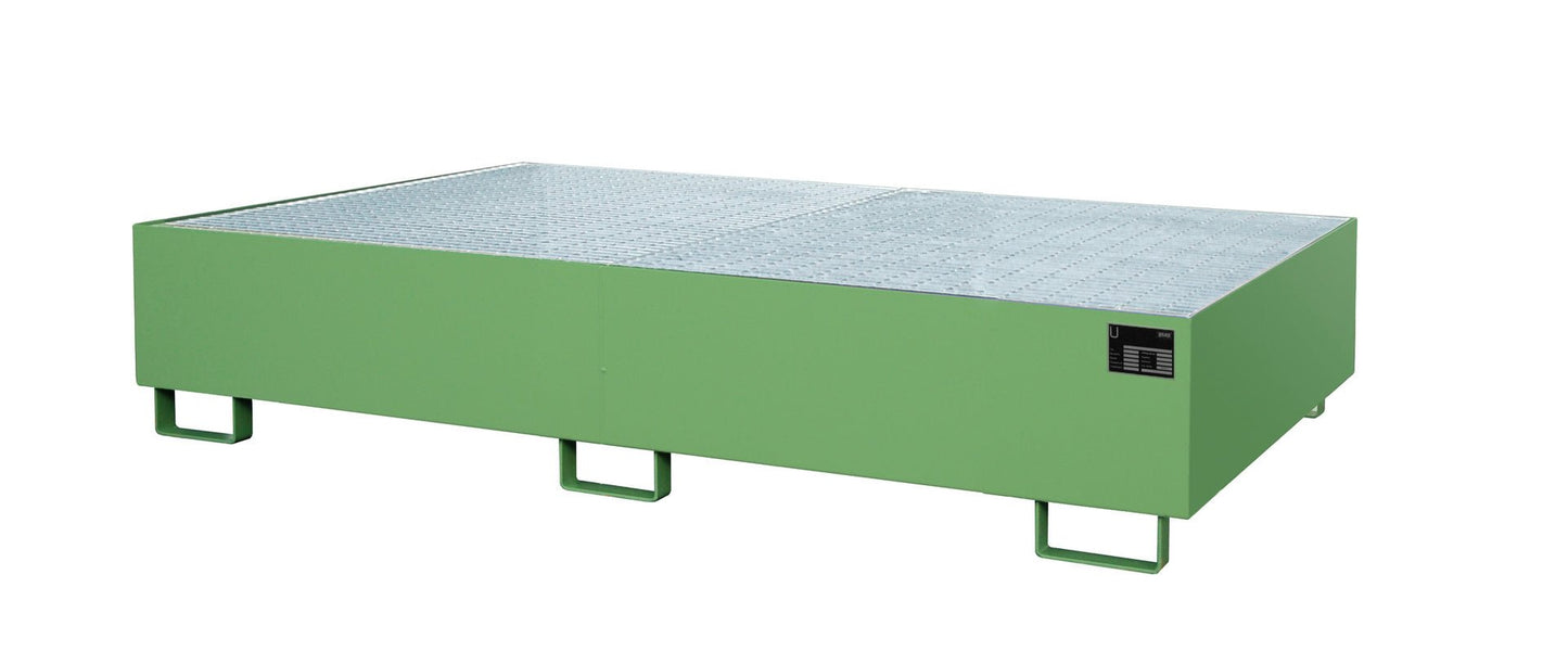 Regalwanne RW - GR 2700 - 2, lackiert, Resedagrün - Staplertechnik24 - 4518 - 46 - 0000 - 4