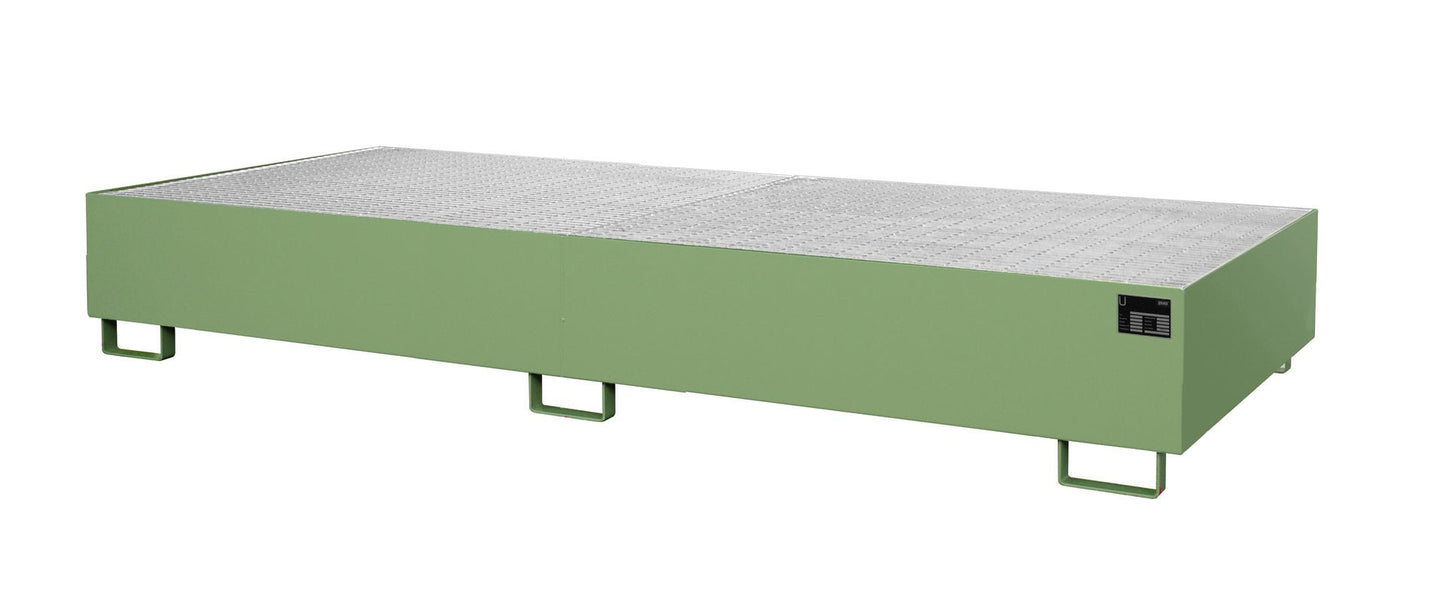 Regalwanne RW - GR 3300 - 2, lackiert, Resedagrün - Staplertechnik24 - 4518 - 75 - 0000 - 4